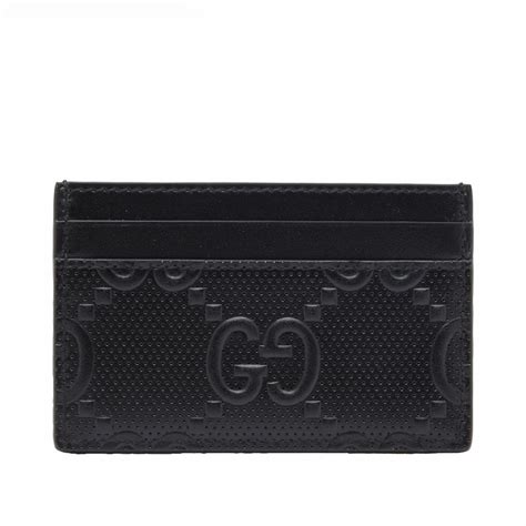 gucci card wallet black